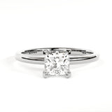 18kt Four Prong Diamond Engagement Ring