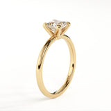 18kt Four Prong Diamond Engagement Ring