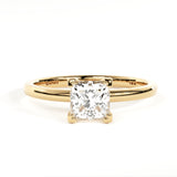 18kt Four Prong Diamond Engagement Ring