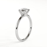 18kt Four Prong Diamond Engagement Ring