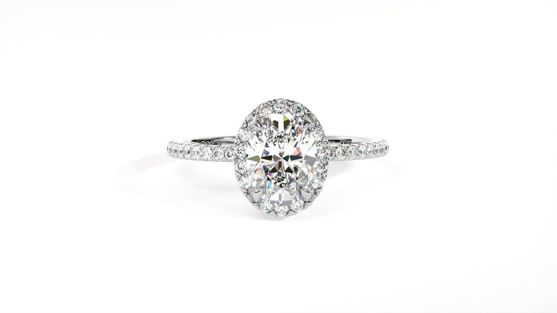 18kt Waverly Diamond Engagement Ring