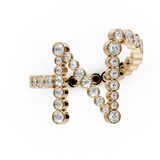 18kt Heirloom Initial Bezel Ring