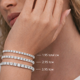 18kt Classic Round Diamond Tennis Bracelet