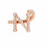 18kt Heirloom Initial Bezel Ring