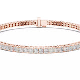 18kt Princess Diamond Tennis Bracelet