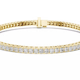 18kt Princess Diamond Tennis Bracelet