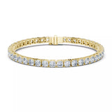 18kt Classic Round Diamond Tennis Bracelet