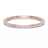 18kt Round Diamond Tennis Bracelet