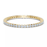 18kt Round Diamond Tennis Bracelet