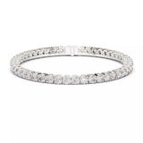 18kt Round Diamond Tennis Bracelet