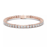18kt Classic Round Diamond Tennis Bracelet