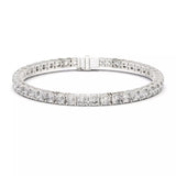 18kt Classic Round Diamond Tennis Bracelet