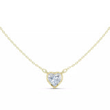 18kt Perfect Bezel Diamond Pendant