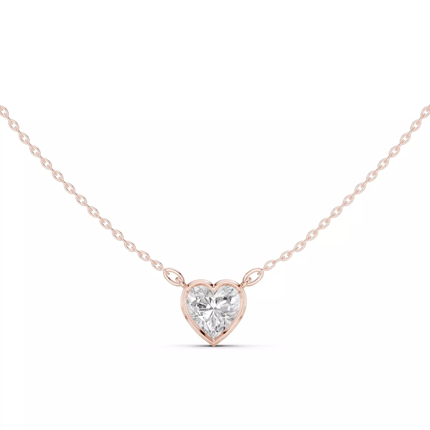 18kt Perfect Bezel Diamond Pendant