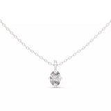 18kt Compass Point Diamond Solitaire Pendant