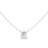 18kt Perfect Solitaire Pear Diamond Pendant