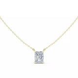 18kt Perfect Solitaire Radiant Diamond Pendant