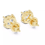 18kt Four-Prong Diamond Stud Earrings
