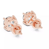 18kt Four-Prong Diamond Stud Earrings