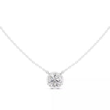 18kt Perfect Bezel Diamond Pendant